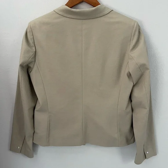 T Tahari Tan Blazer Size 14 - Picture 5 of 5